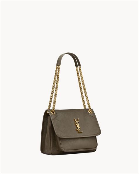 ysl niki medium fog|YSL lambskin handbags.